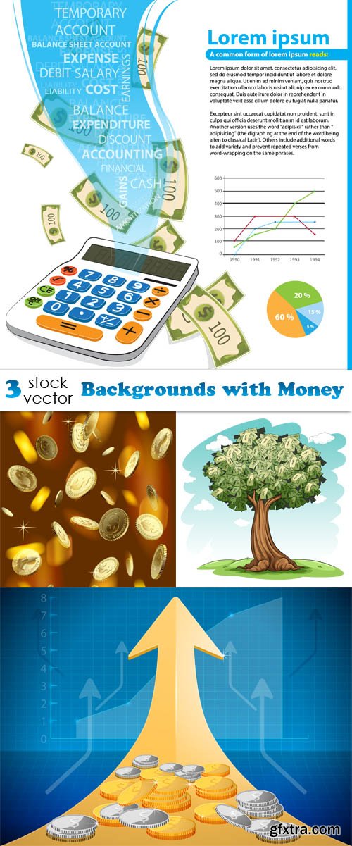 Vectors - Backgrounds with Money