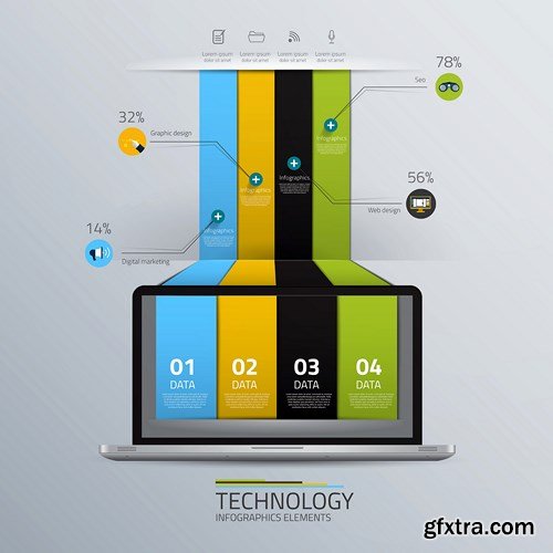 Infographics Design Elements #2 - 25x EPS