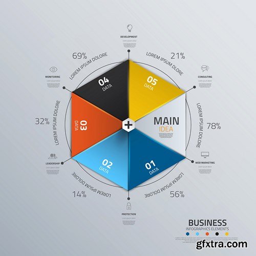 Infographics Design Elements #2 - 25x EPS