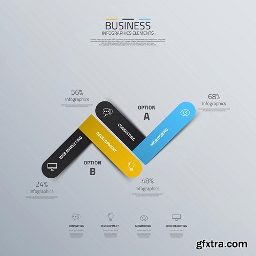 Infographics Design Elements #2 - 25x EPS