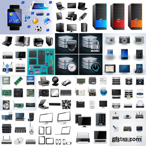 Computer Icons Collection - 25 Vector