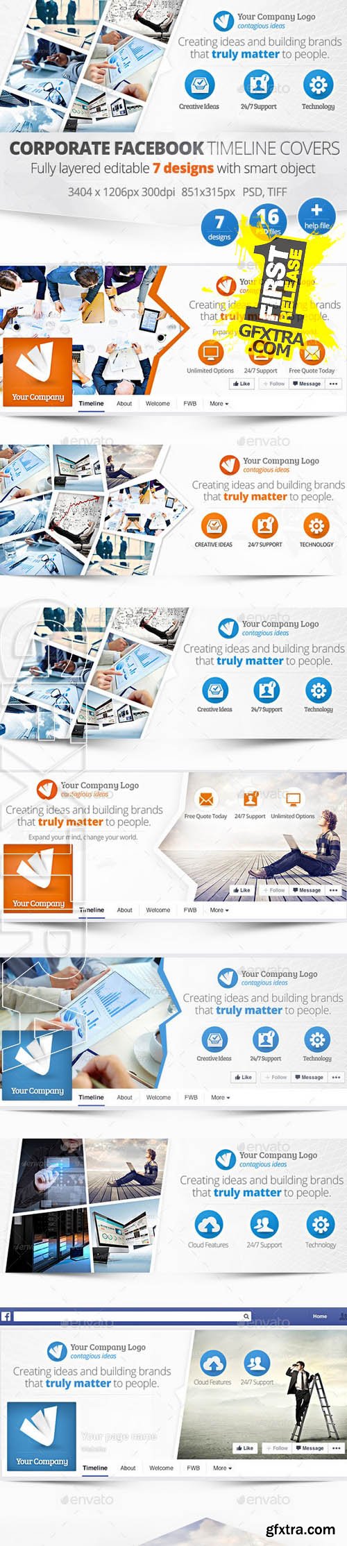 Corporate Facebook Timeline Covers - GraphicRiver 11211203