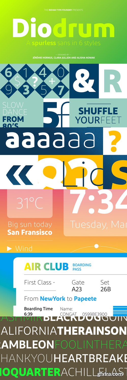 Diodrum Font Family $160