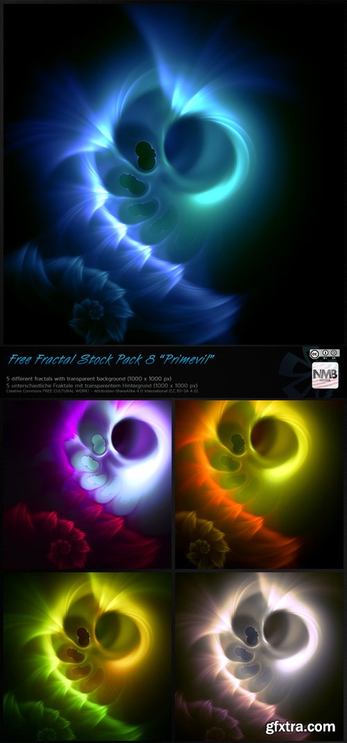 Fractal Backgrounds - Transparent PNG Overlay, part 6