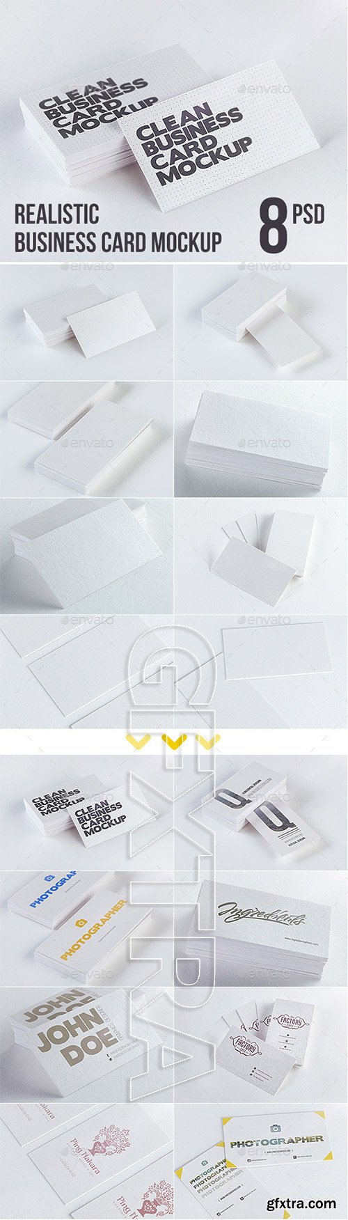 GraphicRiver - Simple Business Card MockUp 11406120