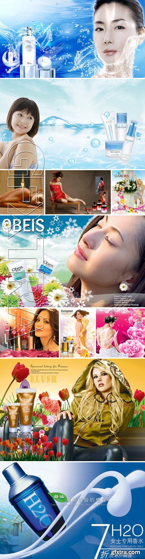 Cosmetics 3 Psd Template