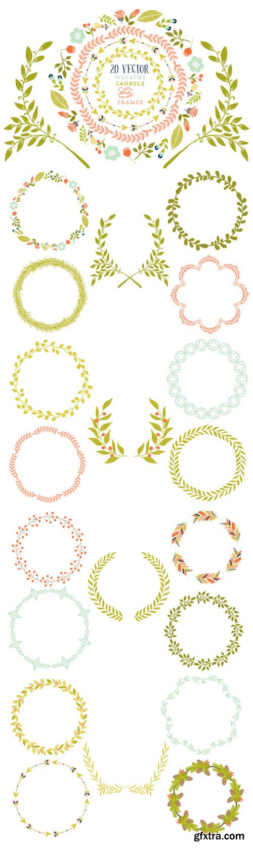 Wreaths, Laurels & Frames - CM 62151