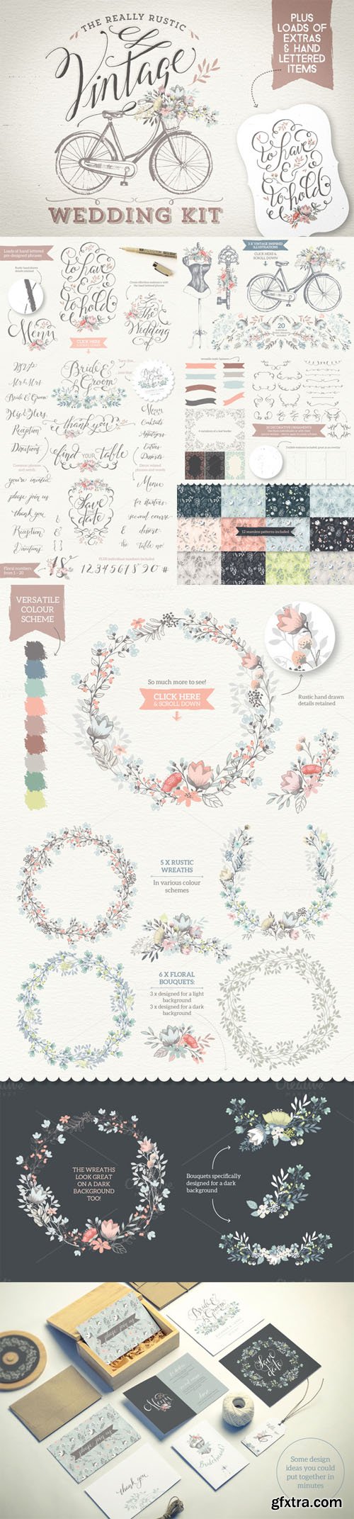 CM - Really Rustic Vintage Wedding Kit 199465