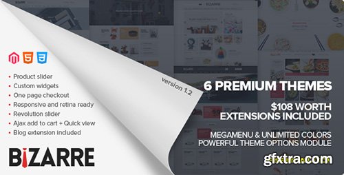 ThemeForest - Bizarre v1.2 - Responsive Magento Theme - 8874743