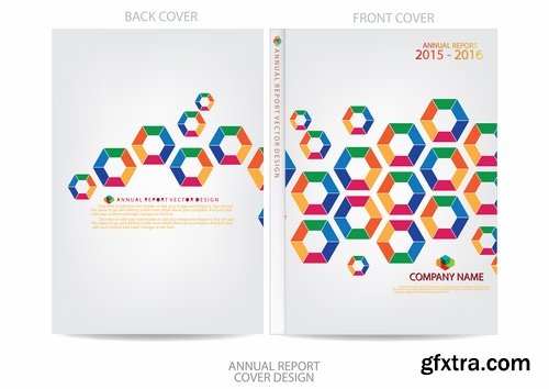 Collection of vector image brochure flyer banner #6-25 Eps