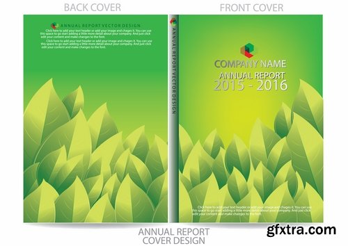 Collection of vector image brochure flyer banner #6-25 Eps