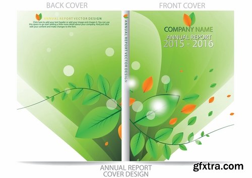 Collection of vector image brochure flyer banner #6-25 Eps