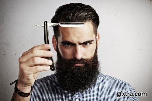 Collection hipster man with a beard unshaven man 25 HQ Jpeg