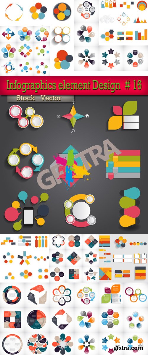 Infographics element Design in Vector # 16