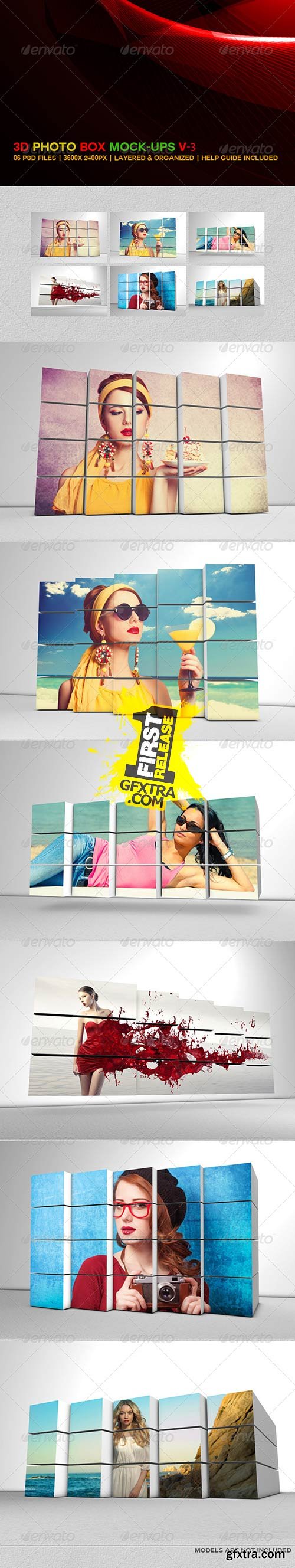 GraphicRiver - 3D Photo Box Mockups V-3 8505950