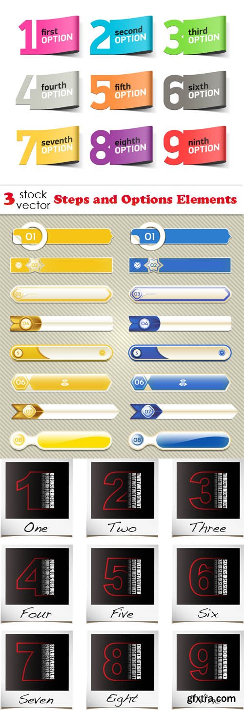 Vectors - Steps and Options Elements