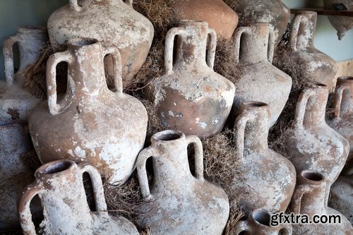 Collection of Greek amphora vessels with volumes underwater artifact finding 25 HQ Jpeg