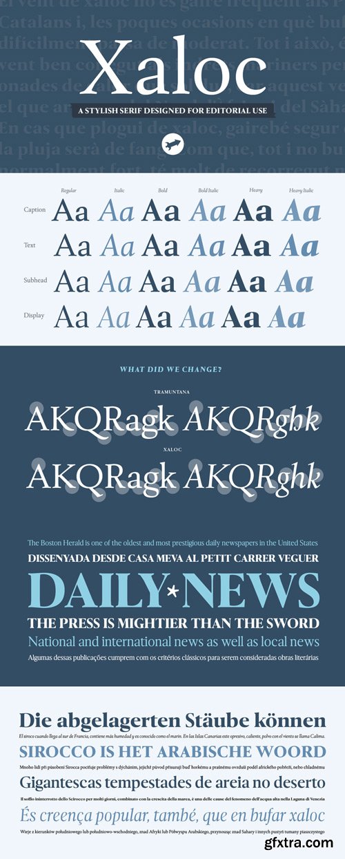 Xaloc Font Family $135