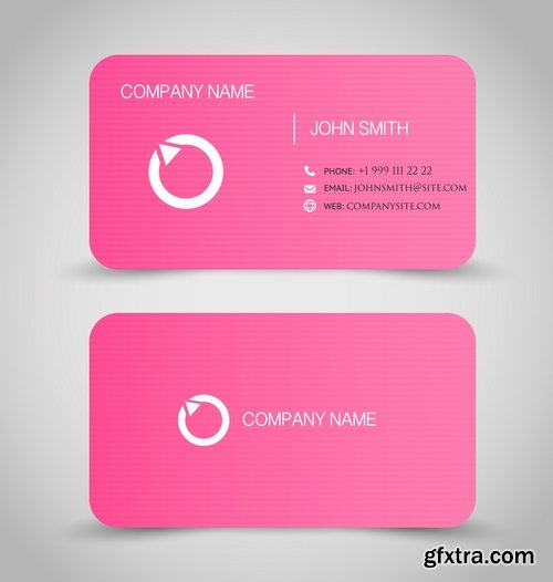 Collection of business cards templates #14-25 Eps