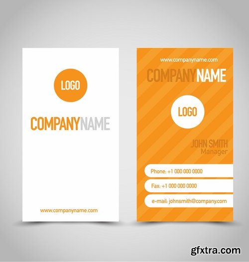 Collection of business cards templates #14-25 Eps