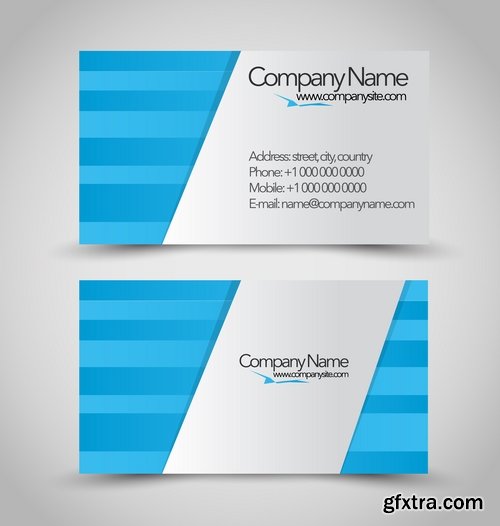 Collection of business cards templates #14-25 Eps