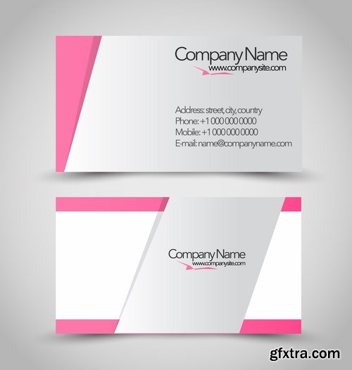 Collection of business cards templates #14-25 Eps