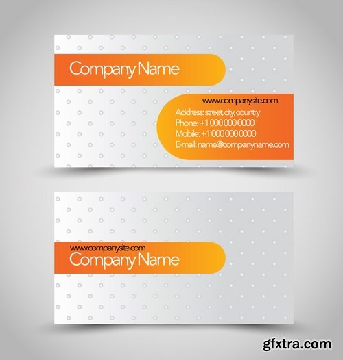 Collection of business cards templates #14-25 Eps