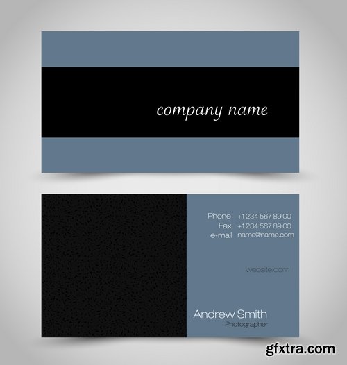 Collection of business cards templates #14-25 Eps