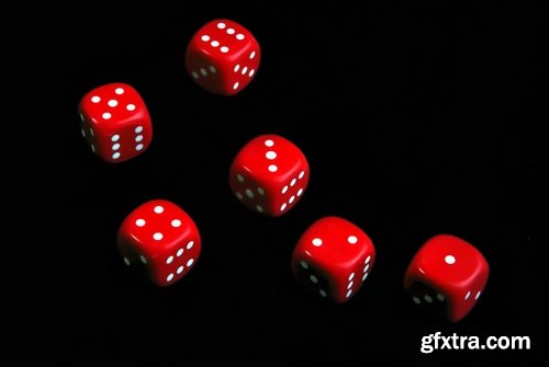 Collection of dice fortune gambling game winnings 25 HQ Jpeg