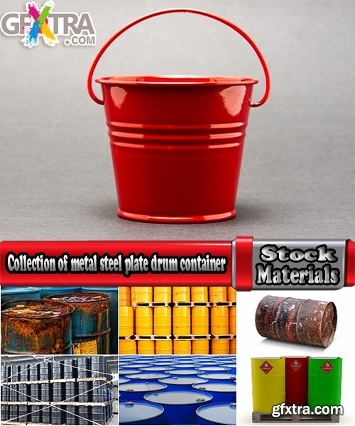 Collection of metal steel plate drum container tank rust wine barrel 25 HQ Jpeg