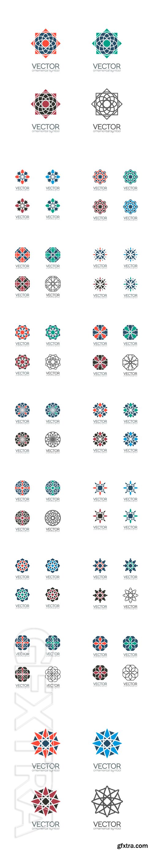 Stock Vectors - Vector ornamental symbols