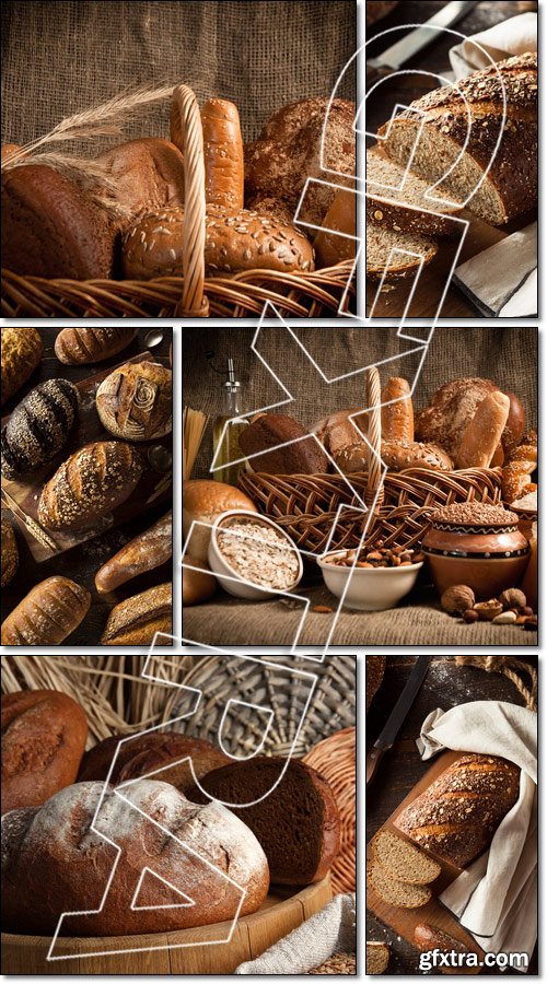 Freshly Baked Whole Wheat Bread - Stock photo