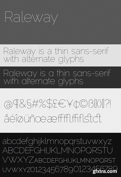 Raleway Font