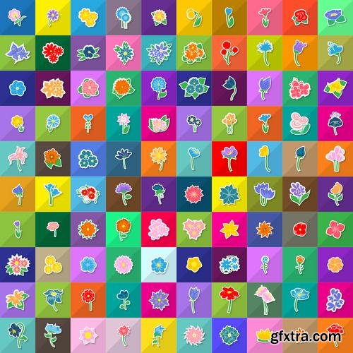 Stock Vector - Mega Flat Design Concept Icons, 35EPS