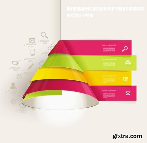 Stock Vector - Modern Design Elements Infographics Stickers and Banners, 60EPS