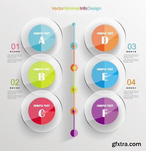 Stock Vector - Modern Design Elements Infographics Stickers and Banners, 60EPS