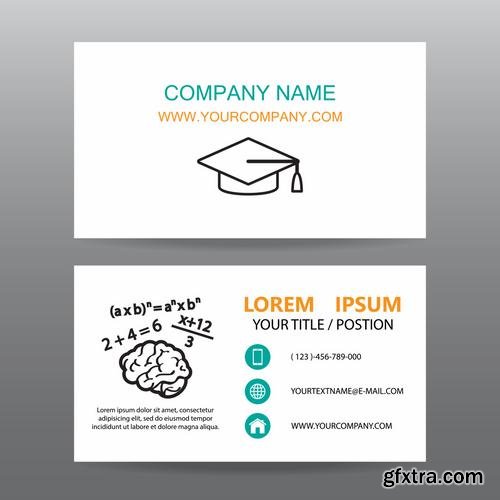 Stock Vector - Different Concepts Business Cards Set, 40EPS