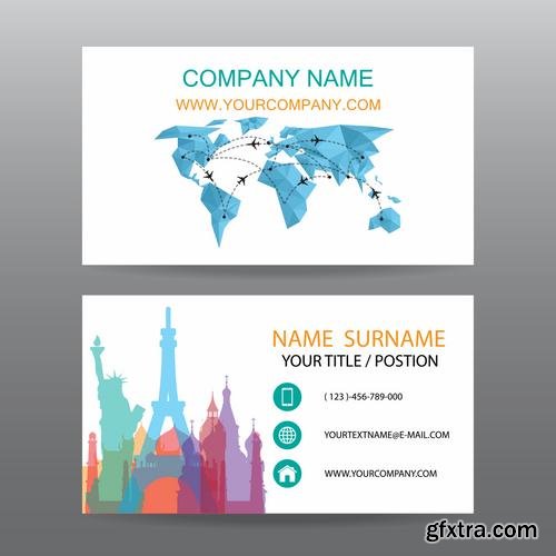 Stock Vector - Different Concepts Business Cards Set, 40EPS