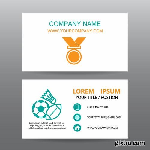 Stock Vector - Different Concepts Business Cards Set, 40EPS