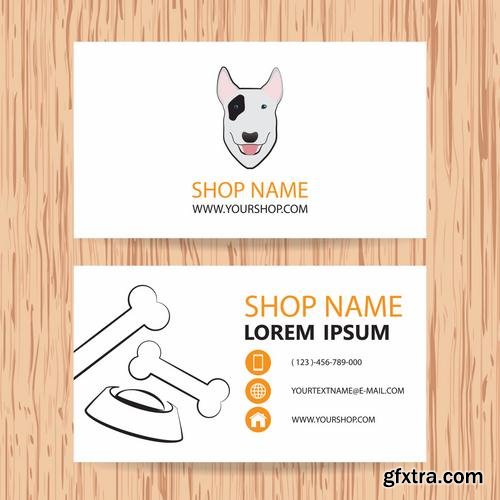 Stock Vector - Different Concepts Business Cards Set, 40EPS