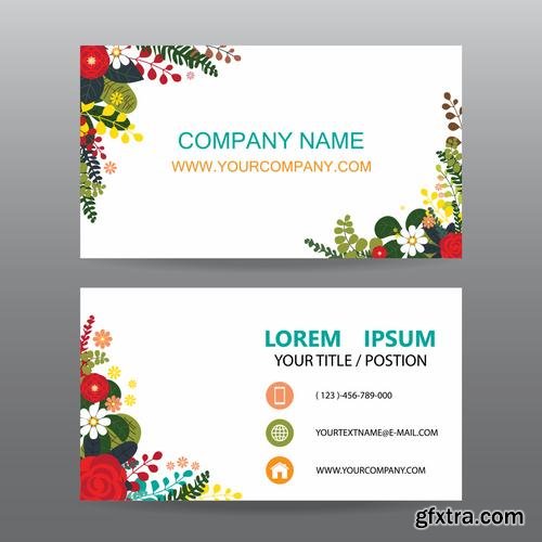 Stock Vector - Different Concepts Business Cards Set, 40EPS