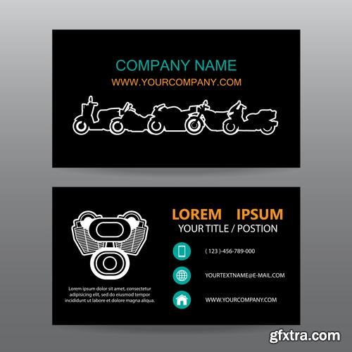 Stock Vector - Different Concepts Business Cards Set, 40EPS