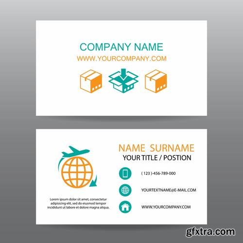 Stock Vector - Different Concepts Business Cards Set, 40EPS