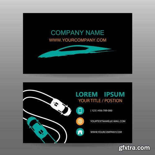 Stock Vector - Different Concepts Business Cards Set, 40EPS