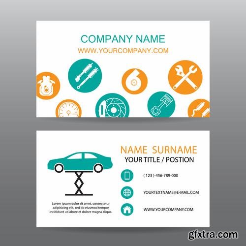 Stock Vector - Different Concepts Business Cards Set, 40EPS