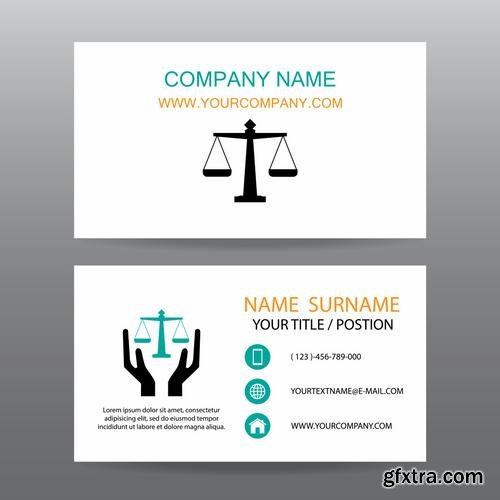 Stock Vector - Different Concepts Business Cards Set, 40EPS