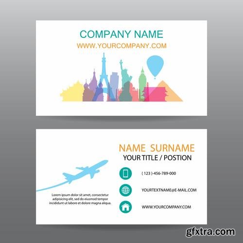 Stock Vector - Different Concepts Business Cards Set, 40EPS