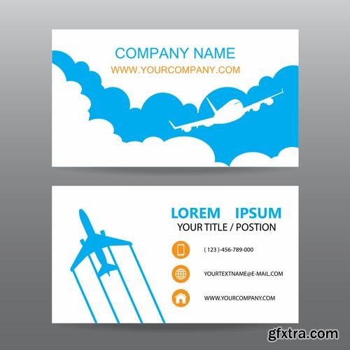 Stock Vector - Different Concepts Business Cards Set, 40EPS