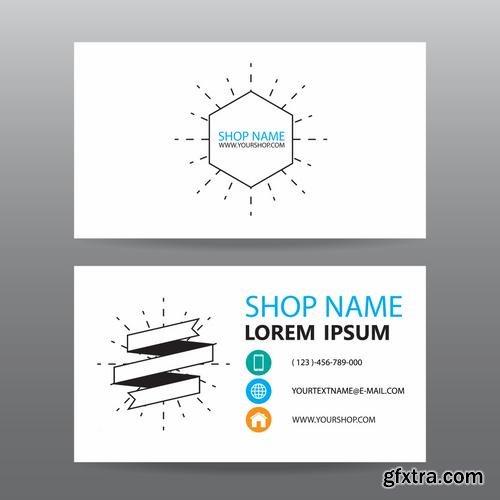 Stock Vector - Different Concepts Business Cards Set, 40EPS