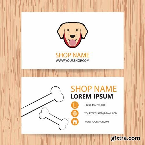 Stock Vector - Different Concepts Business Cards Set, 40EPS